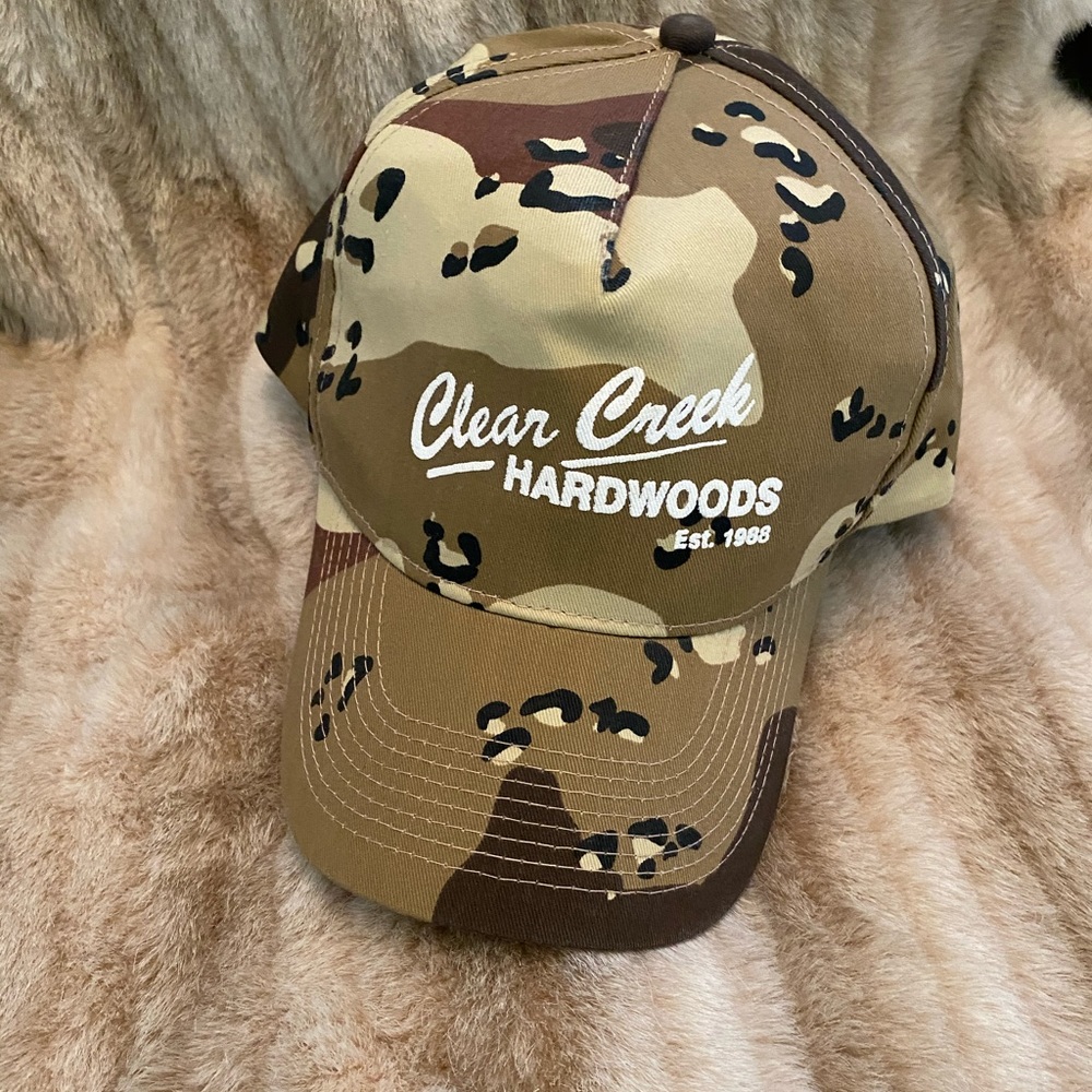Clear Creek Hardwoods Camo retro hat